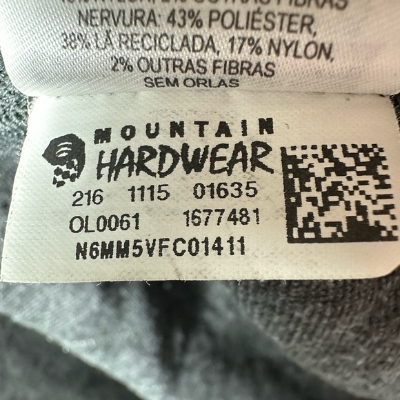 Mountain Hardwear Women's Sarafin Long Sleeve Bomber Wool Jacket Size Large - Picture 6 of 6